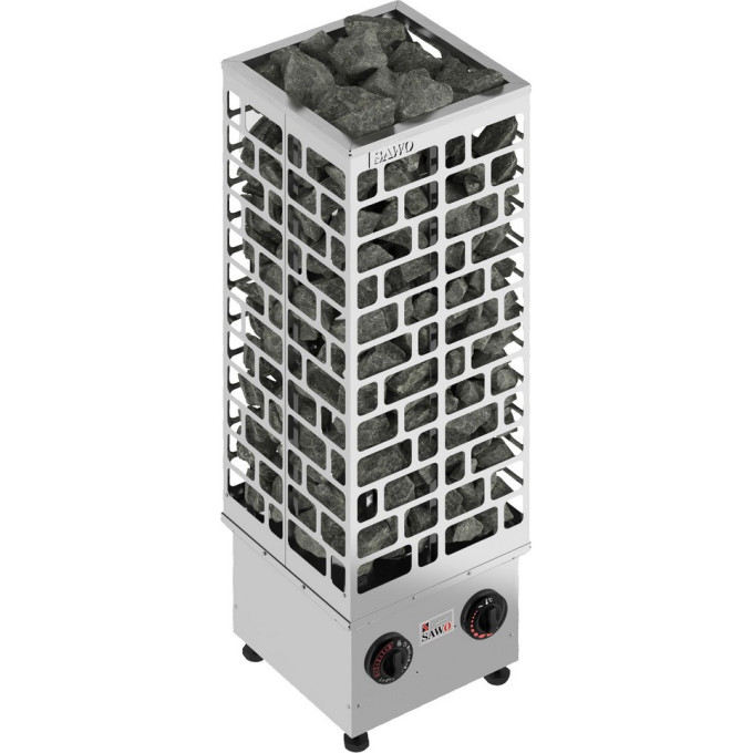 Электрическая печь SAWO CUBOS CUB3-75NB-P (7,5 кВт, встроенный пульт управления, нержавейка)