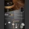 Электрическая печь SAWO NORDEX MINI NRMN-36Ni2-Z (3,6 кВт, выносной пульт, внутри оцинковка, снаружи нержавейка)