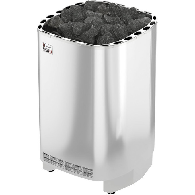 Электрическая печь SAWO SAVONIA COMBI SAVC-105N-Z (10,5 кВт, с парогенератором, без пульта, внутри оцинковка, снаружи нержавейка)